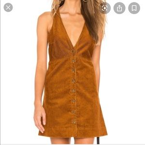 Free People Corduroy Pinafore/Dress